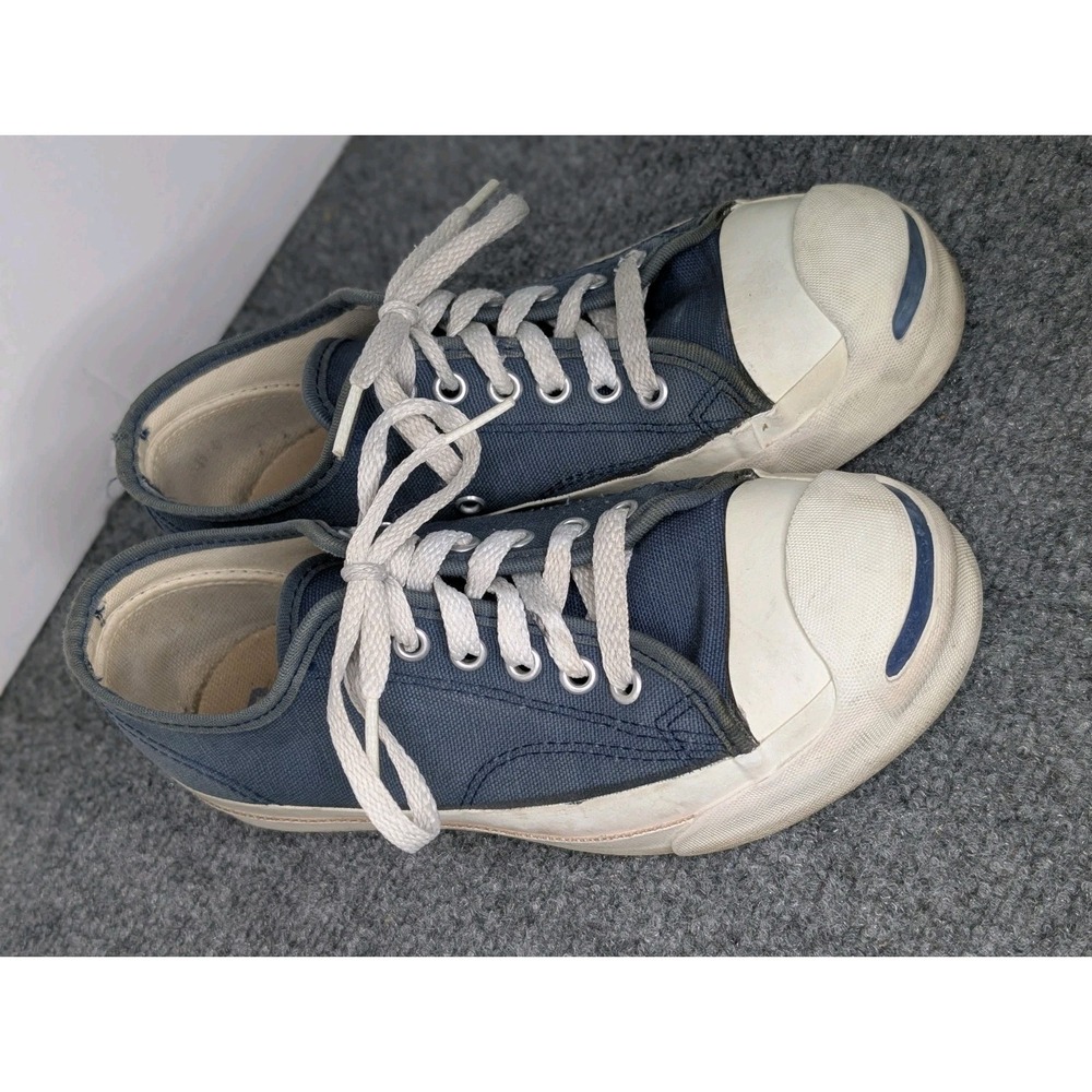 Vintage Converse Jack‎ Purcell Blue Sneakers W Size 6/ Men 4 Made In USA No Tag